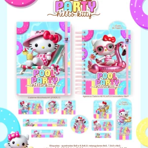 Arquivo Digital AGENDA ESCOLAR HELLO KITTY POOL PARTY 01 - 2026 E PERMANENTE