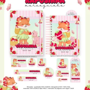 Arquivo Digital AGENDA ESCOLAR RAPOSINHA MORANGUINHO 01 - 2026 E PERMANENTE