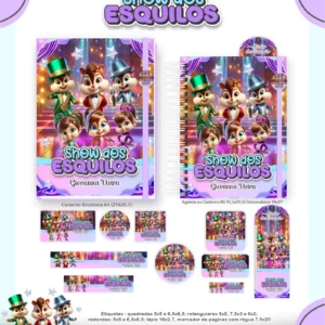 Arquivo Digital AGENDA ESCOLAR SHOW DOS ESQUILOS 01 - 2026 E PERMANENTE