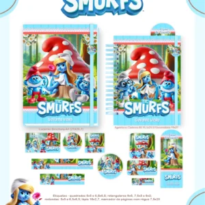 Arquivo Digital AGENDA ESCOLAR SMURFS 01 - 2026 E PERMANENTE