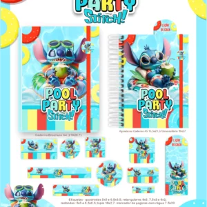 Arquivo Digital AGENDA ESCOLAR STITCH POOL PARTY 01 - 2026 E PERMANENTE