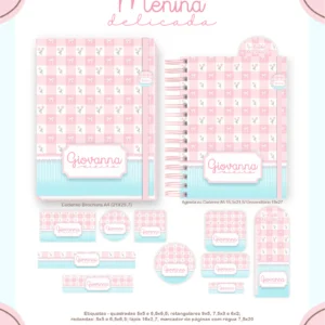 Arquivo Digital AGENDA ESCOLAR MENINA DELICADA 01 - 2026 E PERMANENTE