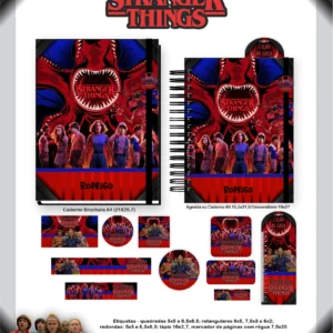 Arquivo Digital AGENDA ESCOLAR STRANGER THINGS 01 - 2026 E PERMANENTE