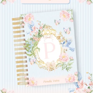 Arquivo Digital AGENDA FOLHAGEM ALFABETO AZUL 01 - 2026 E PERMANENTE