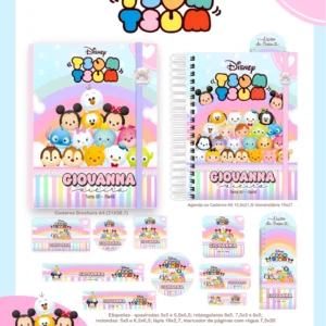 Arquivo Digital AGENDA ESCOLAR TSUM TSUM 01 - 2026 E PERMANENTE