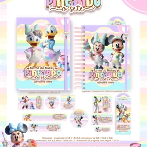 Arquivo Digital AGENDA ESCOLAR TURMA DO MICKEY PINTANDO O SETE 01 - 2026 E PERMANENTE
