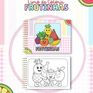 Arquivo Digital LIVRO DE COLORIR FRUTINHAS 03
