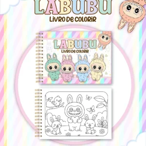 Arquivo Digital LIVRO DE COLORIR LABUBU 03
