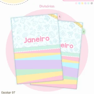 Arquivo Digital AGENDA ESCOLAR - MIOLOS COLORIDOS 01 - 2026 E PERMANENTE