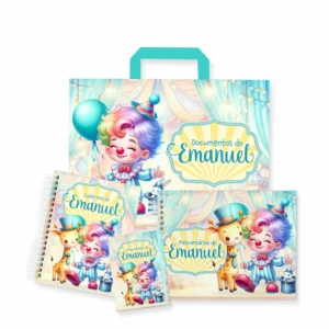 Arquivo Digital CADERNETA DE VACINA CIRCO AZUL MENINO 01