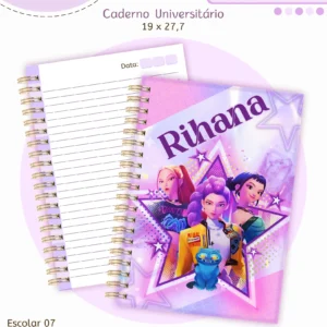 Arquivo Digital CADERNO ESCOLAR GERREIRAS DO KPOP 01