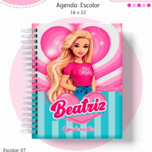 Arquivo Digital CADERNO ESCOLAR BARBIE 01