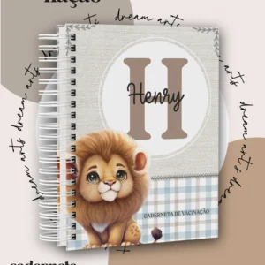 Arquivo Digital CADERNETA DE VACINA LEÃOZINHO CUTE 01