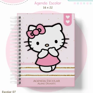 Arquivo Digital CADERNO ESCOLAR HELLO KITTY 01