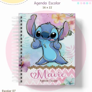Arquivo Digital CADERNO ESCOLAR STITCH 01