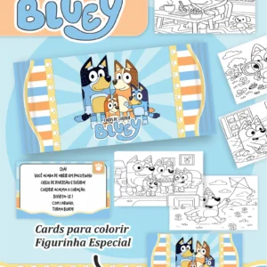 Arquivo Digital CARDS DE COLORIR -  BLUEY 01
