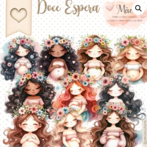 Arquivo Digital KIT ILUSTRAÇÕES DOCE ESPERA 01