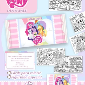 Arquivo Digital CARDS DE COLORIR -  MY LITTLE PONEY 01