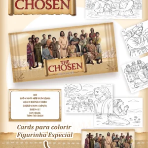 Arquivo Digital CARDS DE COLORIR -  THE CHOSEN 01