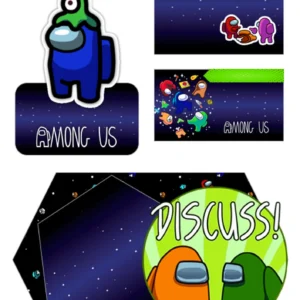 Arquivo Digital ETIQUETA ESCOLAR  AMONG US 01