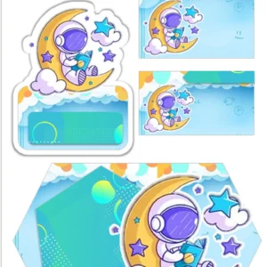 Arquivo Digital ETIQUETA ESCOLAR  ASTRONAUTA 01