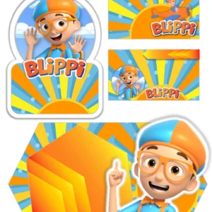 Arquivo Digital ETIQUETA ESCOLAR  BLIPPI 01