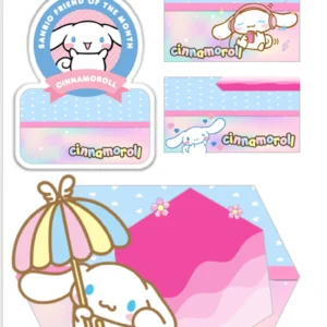 Arquivo Digital ETIQUETA ESCOLAR  CINNAMOROLL 01