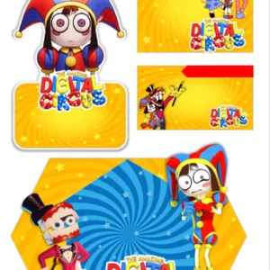 Arquivo Digital ETIQUETA ESCOLAR  DIGITAL CIRCUS 01