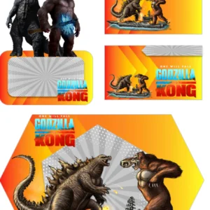 Arquivo Digital ETIQUETA ESCOLAR  GODZILLA 01