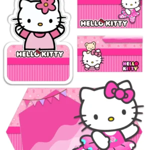Arquivo Digital ETIQUETA ESCOLAR  HELLO KITTY 01