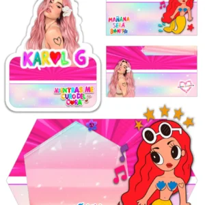 Arquivo Digital ETIQUETA ESCOLAR  KAROL G 01