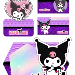 Arquivo Digital ETIQUETA ESCOLAR  KUROMI 01