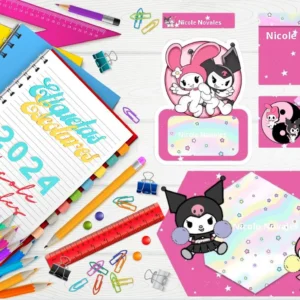 Arquivo Digital ETIQUETA ESCOLAR  KUROMI 04