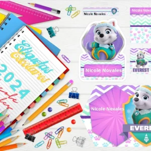 Arquivo Digital ETIQUETA ESCOLAR  PATRULHA CANINA 01