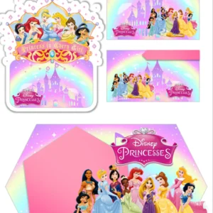 Arquivo Digital ETIQUETA ESCOLAR  PRINCESAS DISNEY 01
