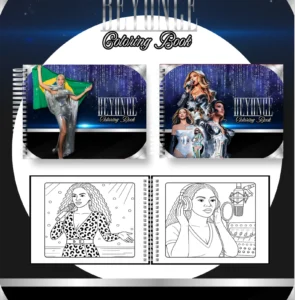 Arquivo Digital LIVRO DE COLORIR BEYONCÉ 01