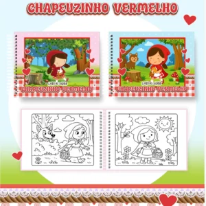 Arquivo Digital LIVRO DE COLORIR CHAPEUZINHO VERMELHO 01