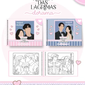 Arquivo Digital LIVRO DE COLORIR DORAMA - RAINHA DAS LAGRIMAS 01