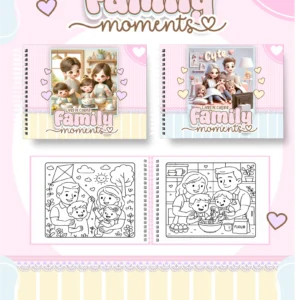 Arquivo Digital LIVRO DE COLORIR FAMILY MOMENTS 01