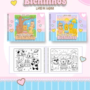 Arquivo Digital LIVRO DE COLORIR FESTA DOS BICHINHOS 01