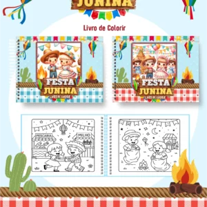 Arquivo Digital LIVRO DE COLORIR FESTA JUNINA 02