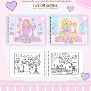 Arquivo Digital LIVRO DE COLORIR INFLUENCER 01