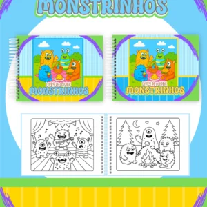 Arquivo Digital LIVRO DE COLORIR MONSTRINHOS 01