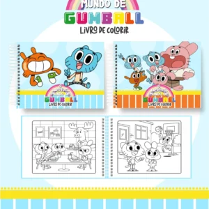 Arquivo Digital LIVRO DE COLORIR O INCRÍVEL MUNDO DE BUMBALL 01