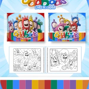Arquivo Digital LIVRO DE COLORIR ODDBODS 01