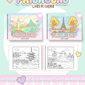 Arquivo Digital LIVRO DE COLORIR PAISAGENS 01