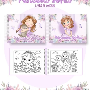 Arquivo Digital LIVRO DE COLORIR PRINCESA SOFIA 01