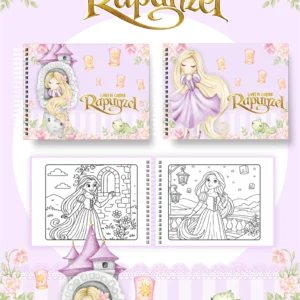 Arquivo Digital LIVRO DE COLORIR RAPUNZEL 01