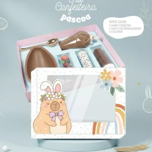 Arquivo Digital KIT DE PÁSCOA CAPIVARA - MINI CONFEITEIRA 01