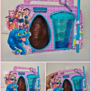 Arquivo Digital KIT DE PÁSCOA GUERREIRAS DO K-POP - MINI CONFEITEIRA 01